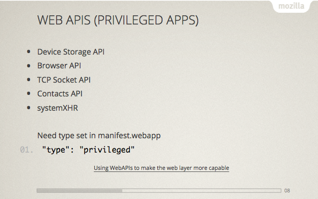 privileged APIs